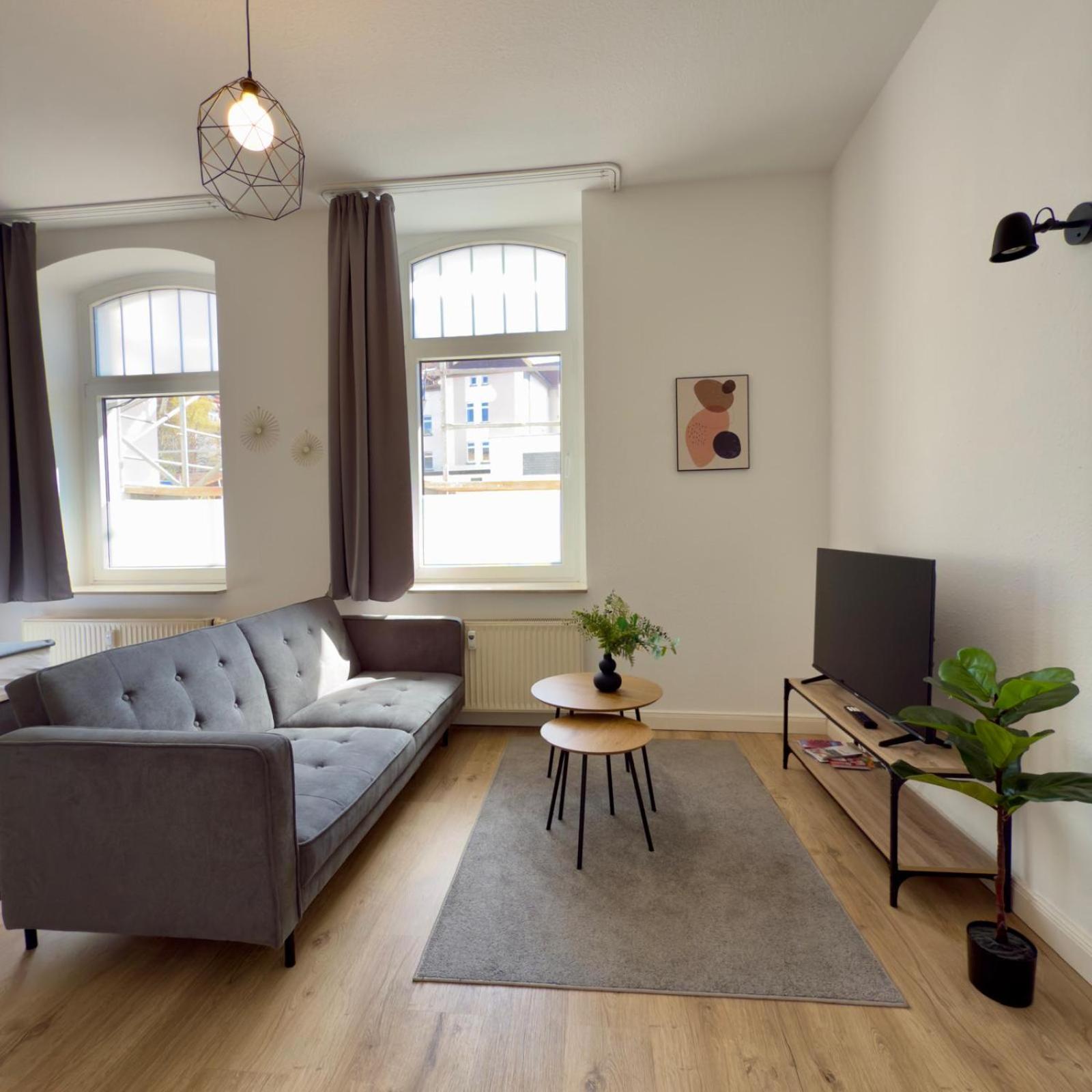 Raha Apartments - Modernes Studio-Apartment - Hbf - Gratis Parkplatz Erfurt Exteriör bild